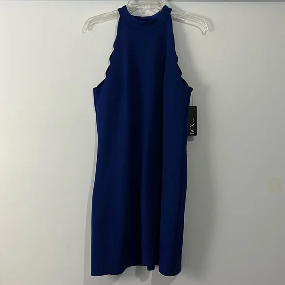 BCX | Dresses | Bcx Dress Blue Halter Neck Dress | Poshmark